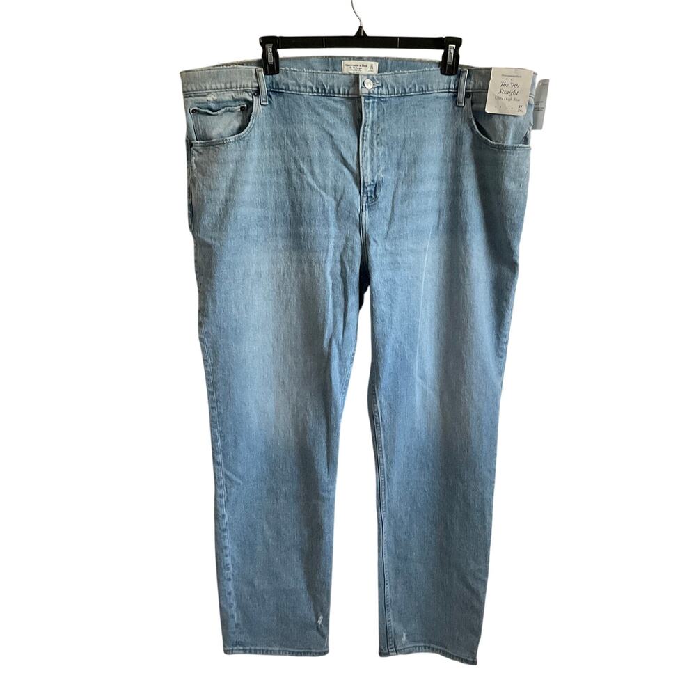 Abercrombie & Fitch The 90’s Straight Ultra High Rise Jeans - Size 24 Long‎ NEW